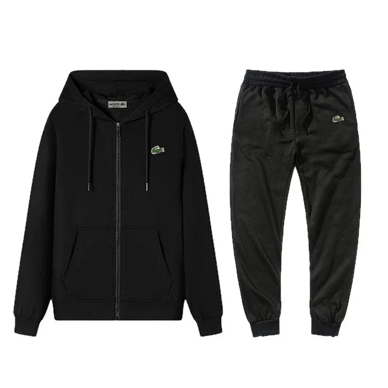 Lacoste hoodie pants suit