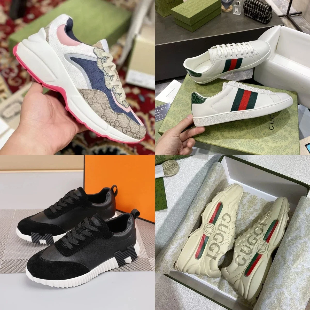 Hermès, Dior, Gucci, Chanel Skateboard Shoes